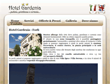 Tablet Screenshot of gardeniahotel.eu
